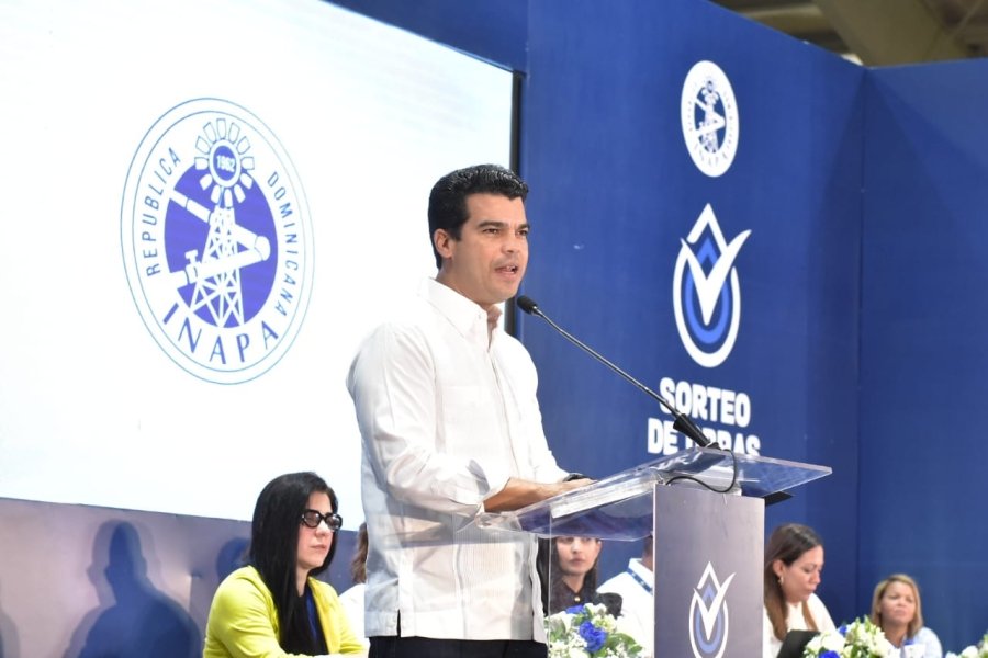 INAPA realiza sorteo de obras por RD$620 millones en Haina, provincia San Cristóbal