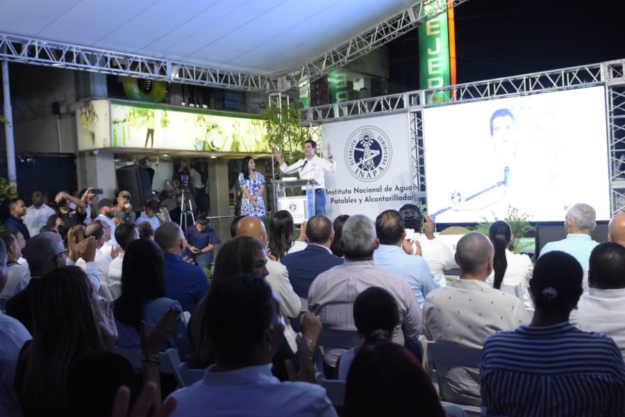 Wellington Arnaud inicia alcantarillado sanitario en el municipio Tenares, provincia Hermanas Mirabal